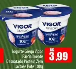 Proença Supermercados logurte grego vigor parcialmente desnatado protein zero lactose oferta