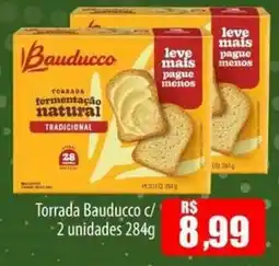 Proença Supermercados Torrada bauducco c/ fermentação natural tradicional oferta