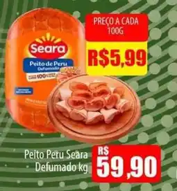 Proença Supermercados Peito Peru Seara Defumado oferta