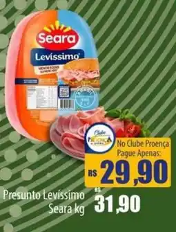 Proença Supermercados Presunto levíssimo oferta