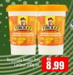 Proença Supermercados Requeijão tirolez zero lactose light oferta