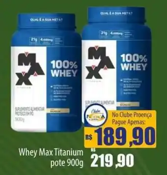 Whey max titanium