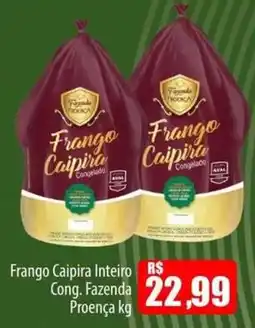 Proença Supermercados Frango Caipira Inteiro oferta
