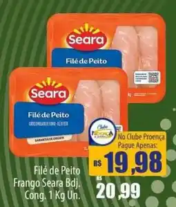 Proença Supermercados Filé de Peito Frango Seara Bdj. oferta
