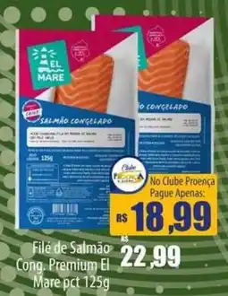 Proença Supermercados File de Salmão Cong. Premium El Mare oferta