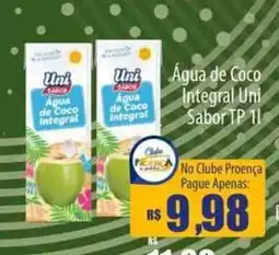 Proença Supermercados Água de Coco Integral Uni Sabor TP 11 oferta