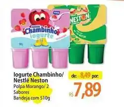 Atacadão Nestlé - logurte chambinho/ neston oferta