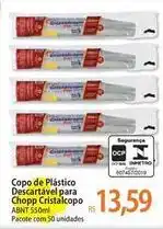 Atacadão De - copo de plástico descartável para chopp cristalcopo oferta