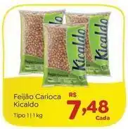 Novo Atacarejo Kicaldo - feijão carioca oferta