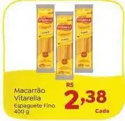 Novo Atacarejo Vitarella - macarrão oferta