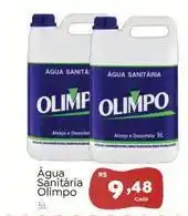 Novo Atacarejo Olimpo - água sanitária oferta