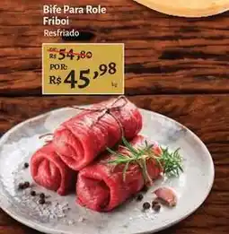 Novo Atacarejo Friboi - bife para role oferta