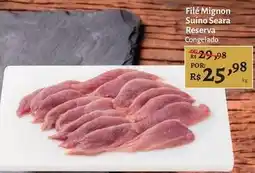 Novo Atacarejo Seara reserva - filé mignon suíno oferta