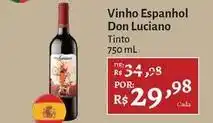 Novo Atacarejo Don luciano - vinho espanhol oferta