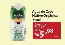 Novo Atacarejo Native - agua de coco organica oferta