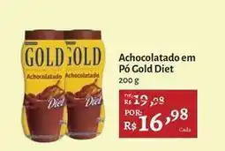Novo Atacarejo Gold - achocolatado em pó diet oferta