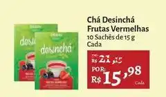 Novo Atacarejo Chá desincha - frutas vermelhas oferta