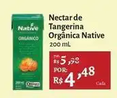 Novo Atacarejo Native - nectar de tangerina orgânica oferta