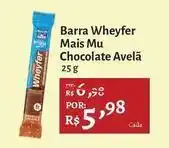 Novo Atacarejo Mais mu - barra wheyfer chocolate avelã oferta