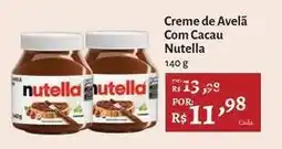 Novo Atacarejo Nutella - creme de avelã com cacau oferta