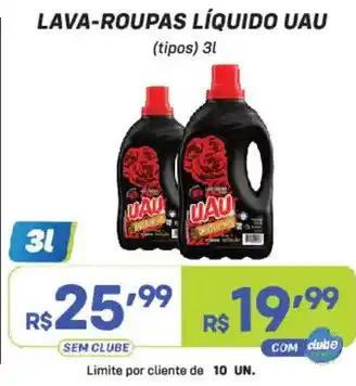 Lava-roupas líquido uau