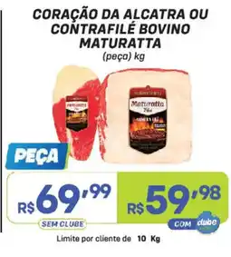 Prezunic Coração da alcatra ou contrafile bovino maturatta oferta
