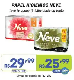 Prezunic Papel higiênico neve oferta