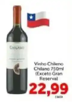 Shibata Supermercados Vinho chileno chilano oferta