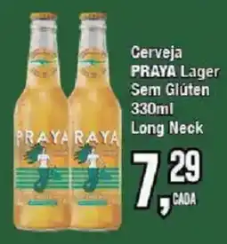 Redeconomia Cerveja Praya lager sem glúten oferta