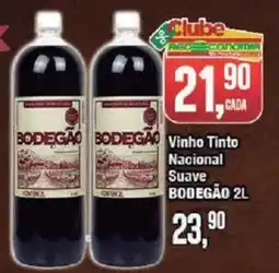 Redeconomia Vinho tinto nacional suave bodegão oferta