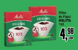 Redeconomia Filtro de Papel Melitta Original oferta
