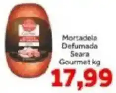 Shibata Supermercados Mortadela Defumada Seara Gourmet oferta