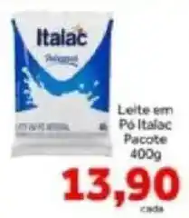 Shibata Supermercados Leite em Pó Italac Pacote oferta