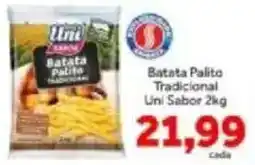Shibata Supermercados Batata palito tradicional uni sabor oferta