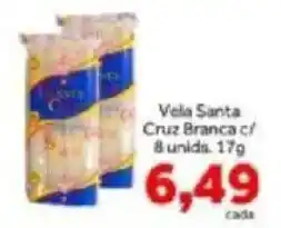 Shibata Supermercados Vela Santa Cruz Branca oferta
