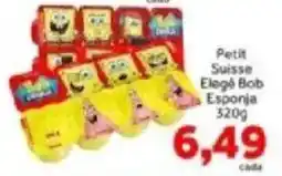 Shibata Supermercados Petit Suisse Elagê Bob Esponja oferta
