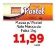 Shibata Supermercados Massa p/ Pastel Rolo Massa da Feira oferta