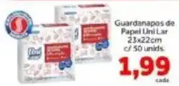 Shibata Supermercados Guardanapos de Papel Uni Lar oferta