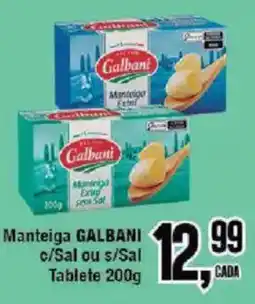 Redeconomia Manteiga galbani c/sal ou s/sal oferta