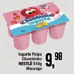 Redeconomia Iogurte polpa chambinho morango oferta