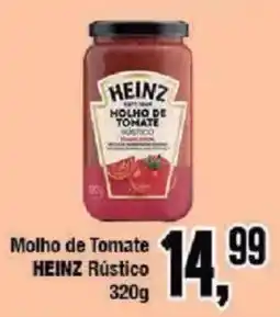 Redeconomia molho de tomate heinz rústico oferta