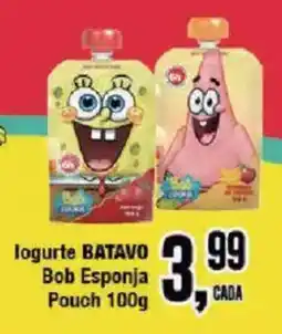 Redeconomia logurte batavo bob esponja pouch oferta