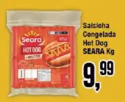 Redeconomia Salsicha Congelada Hot Dog SEARA Kg oferta