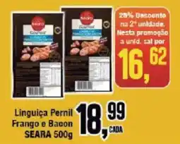 Redeconomia Linguiça Pernil Frango e Bacon oferta