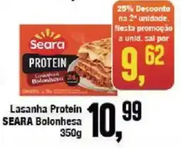 Redeconomia Lasanha protein seara bolonhesa oferta