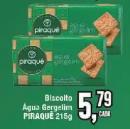 Redeconomia Biscoito Água Gergelim Piraquê oferta