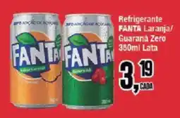 Redeconomia Refrigerante Fanta Laranja/ Guaraná Zero oferta