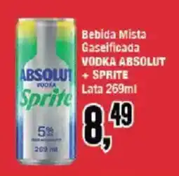 Redeconomia Bebida Mista Gaseificada Vodka Absolut + Sprite oferta