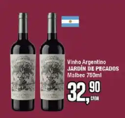 Redeconomia Vinho Argentino Jardín de Pecados Malbec oferta