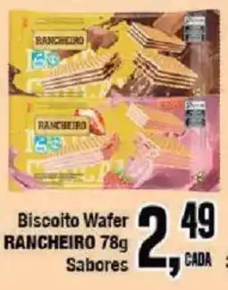 Redeconomia Biscoito Wafer RANCHEIRO Sabores oferta